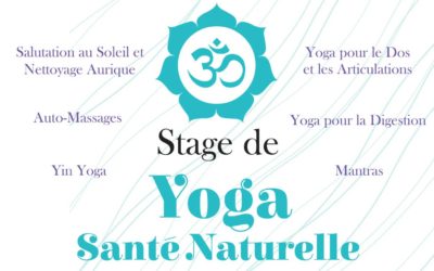 Stage Yoga Santé Naturelle